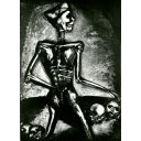ジョルジュ・ルオー「HOMO HOMINI LUPUS 人は人にとって狼 No.37」銅版画
