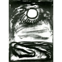 ジョルジュ・ルオー「『MISERERE （ミセレーレ）』より CHANTEZ MATINES LE JOUR RENAIT 朝の祈りを歌えよ、日は甦える No.29」銅版画
