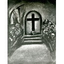 ジョルジュ・ルオー「CELUI QUI CROIT EN MOI, FUT-IL MORT, VIVRA われを信ずるものは、死すとも生きん No.28」銅版画