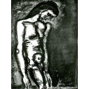 ジョルジュ・ルオー「TOUJOURS FLAGELLE… たえまなく笞うたれ…  No.3」銅版画