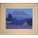 羽柴正和「山里の春」日本画+日本画P10号