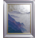 羽柴正和「残月雲上」日本画P15号
