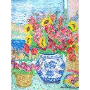 レスリー・セイヤー「Provence Summer」油彩60.8 × 45.6 cm