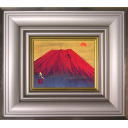 国府克「紅富士」日本画+日本画F0号