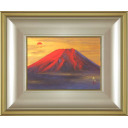 国府克「紅富士」日本画+日本画F4号