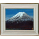 国府克「月明富士」日本画