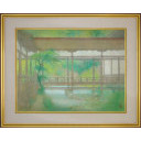 伊藤髟耳「橋廊下・常照皇寺」日本画