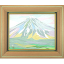 伊藤髟耳「晴れ間 木島より」日本画