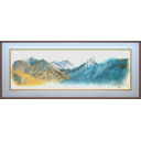 平山郁夫「エベレスト峰とローツェ峰を望む」日本画