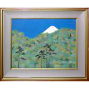 平松礼二「新樹の季」日本画