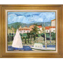 ジル・ゴリチ「南仏の風景」油彩