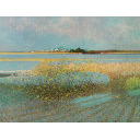アンドレ・ブーリエ「早春の沼地」リトグラフ