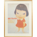 奈良美智「MI-TA-RI」ポスター107.0×82.0cm