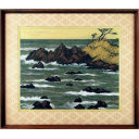 山本丘人「岩の群」日本画+日本画+日本画53.0 × 65.5 cm