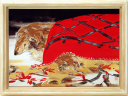東儀恭子「落葉に眠る」日本画