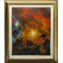デイル・ターブッシュ「光の中での告白」オリジナル75.0 × 59.5 cm