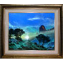 デイル・ターブッシュ「天国の光」オリジナル48.0 × 58.5 cm