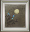 関出「月と花」日本画F10号