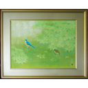 野々内良樹「春禽」日本画+日本画F20号
