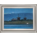 今井珠泉「晨（薬師寺）」日本画