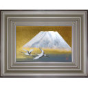 村山徑「富岳之図」日本画19.0 × 31.5 cm
