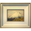 由里本出「富士白雪」日本画