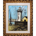 ベルナール・ビュッフェ「灯台」油彩