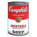 アンディ・ウォーホル「『Campbell's Soup I』より キャンベルスープ(VEGETABLE)」シルクスクリーン+シルクスクリーン