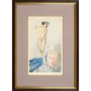 ルイ・イカール「ピンクのスリップ」銅版画