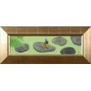 三木寿光「鶲」日本画17.0 × 67.0 cm