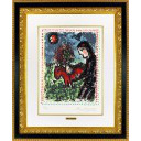 マルク・シャガール「『Les Quinze Dernières Lithographies de Marc Chagall』より 村のろば　M.1045」リトグラフ