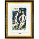 マルク・シャガール「『Les Quinze Dernières Lithographies de Marc Chagall』より 青い裸像　M.1049」リトグラフ