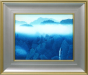 東山魁夷「青い谷」木版画