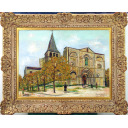 モーリス・ユトリロ「聖アマンド・ボワクス教会」油彩+油彩60.5 × 81.0 cm