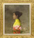 花作品（人物を描いた作品） :: 絵画買取・販売 - シバヤマ