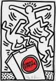 キース・ヘリング「『Lucky Strike』より Lucky Strike」シルクスクリーン