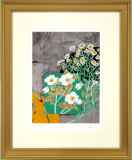 花作品（ポップアート・現代美術・湖・渓流・山・花・白梅・寺社