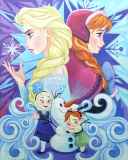 ティム・ロジャーソン「『アナと雪の女王』より ふたりの絆」ジークレー・オン・キャンバス