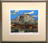 「田崎廣助 浅間山」1点|洋画家  日本画 日展 色紙画 福岡県 Yahoo!オークション - 【真作】【WISH】田崎広助「浅間山」油彩
