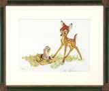 ウォルト・ディズニー「『Ollie Johnston Suite IV』より Greetings - Bambi」リトグラフ
