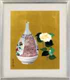 椿作品（花を描いた作品） :: 絵画買取・販売 - シバヤマ