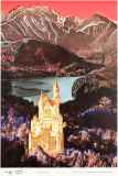 アンディ・ウォーホル「Neuschwanstein」オフセット・リトグラフ