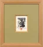 ✤リモージュ額入り銅版画✤「ふたりの裸婦」✤ 女性作品（女性・裸婦・家族・街・中国・木・城・秋・夜・船を