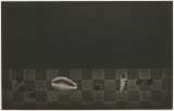 浜口陽三「貝」メゾチント29.5×44.5cm