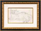 藤田嗣治「猫」鉛筆デッサン23.9 × 38.5 cm