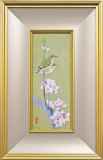 後藤順一「桃花」日本画32.0 × 11.5 cm