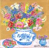 レスリーセイヤー　ピンクの花瓶の花束 s-l1200.jpg