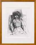 小磯良平「人形」銅版画