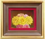 野田弘志「薔薇」油彩 6号 :: 絵画買取・販売 - シバヤマ