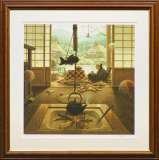 笹倉鉄平　ブルーメンス　シルクスクリーン　版画 笹倉鉄平 ブルーメンス シルクスクリーン 版画 - メルカリ